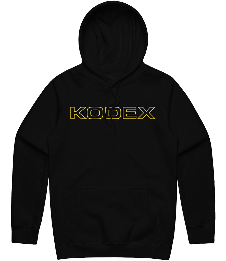 Kodex Text Hoodie - Black - ARMA