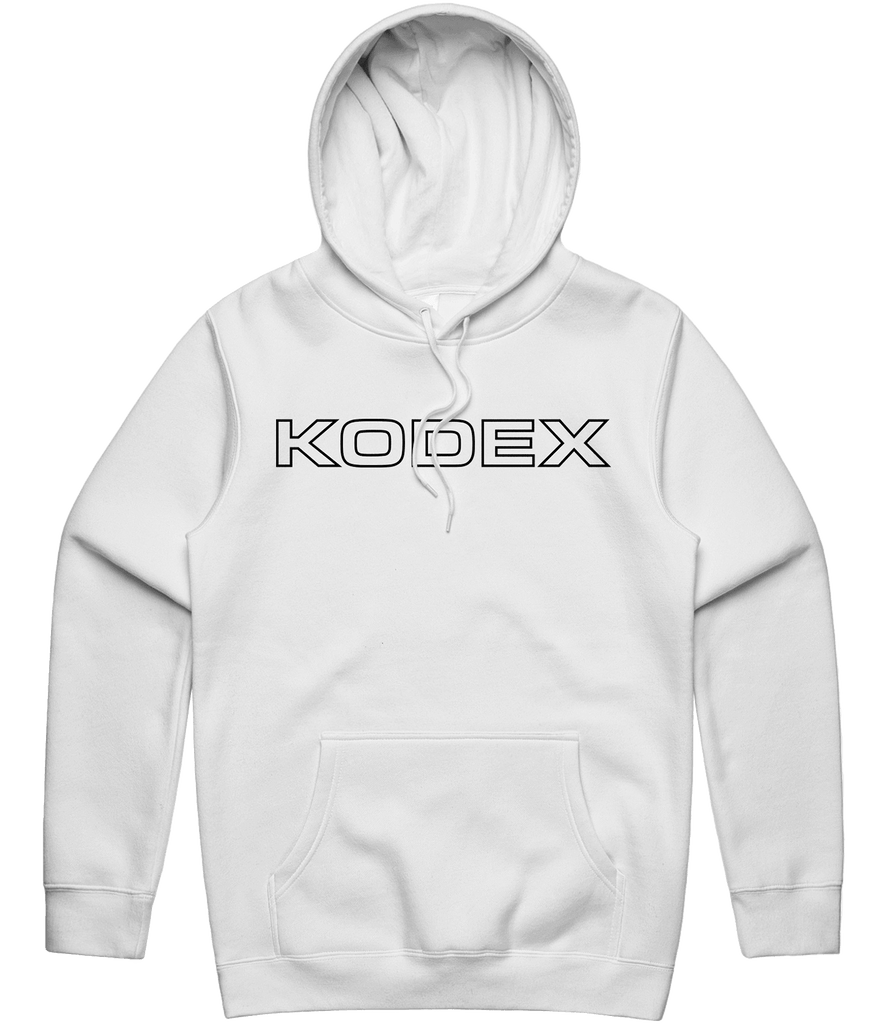 Kodex Text Hoodie - White - ARMA