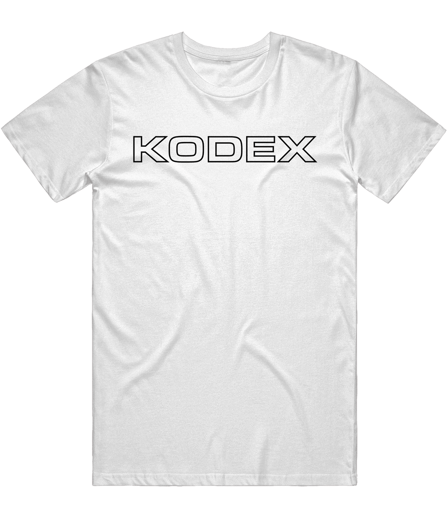 Kodex Text Tee - White - ARMA