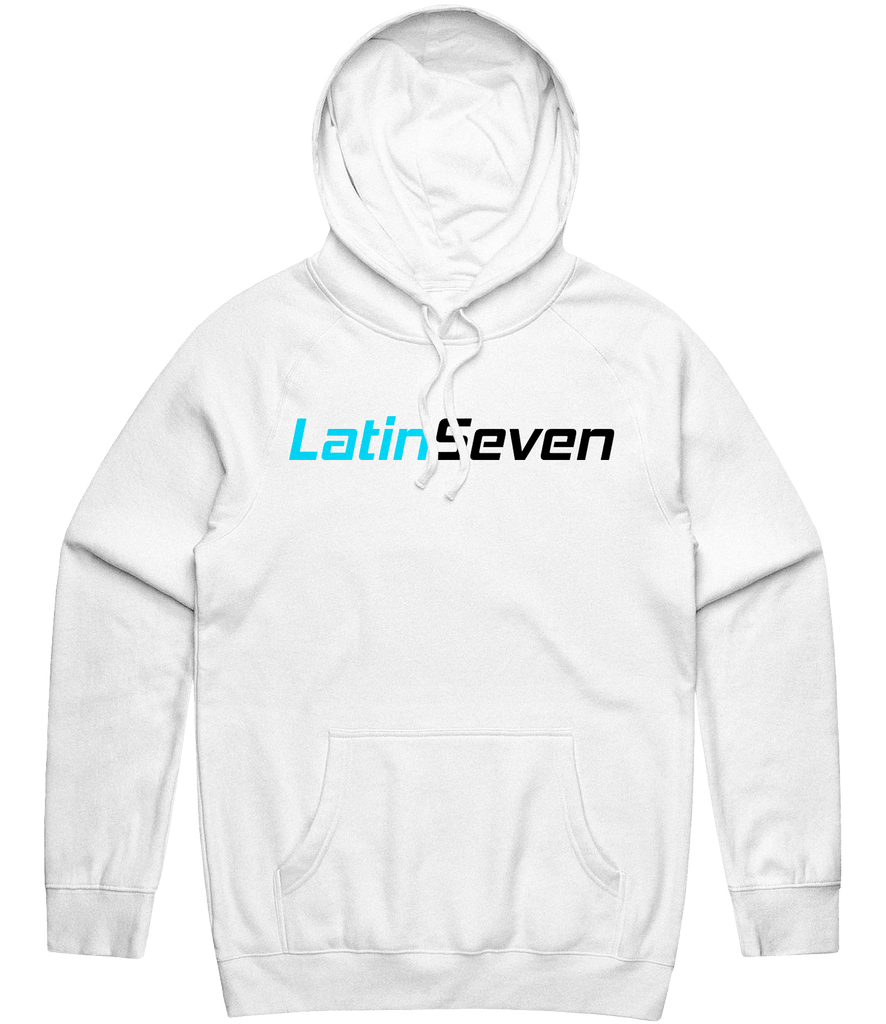 LatinSeven Text Hoodie - White - ARMA
