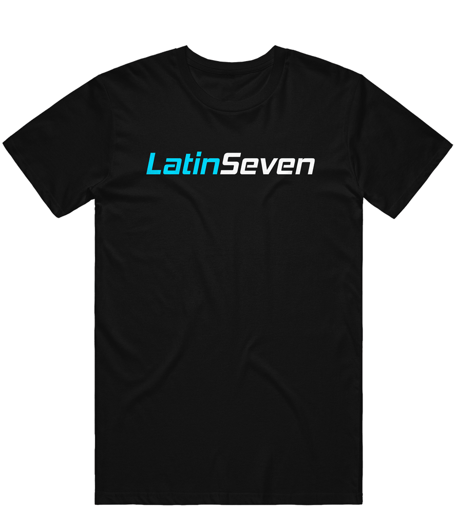 LatinSeven Text Tee - Black - ARMA