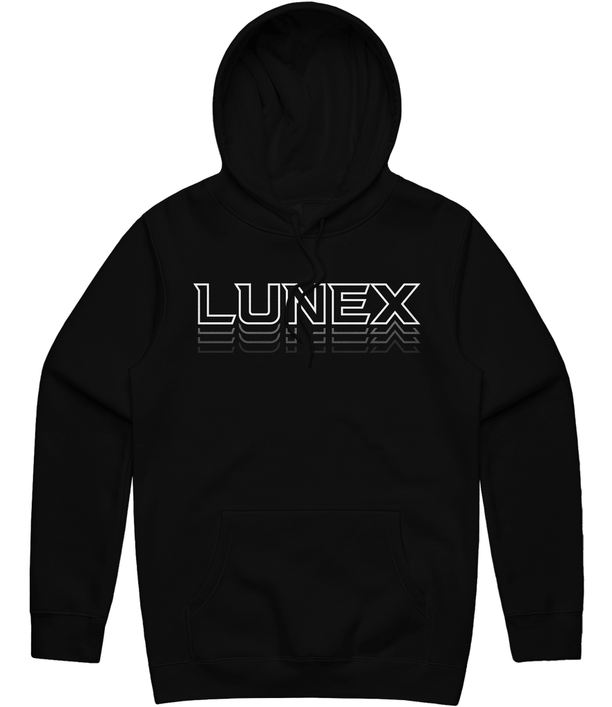 LuneX Text Hoodie - Black - ARMA