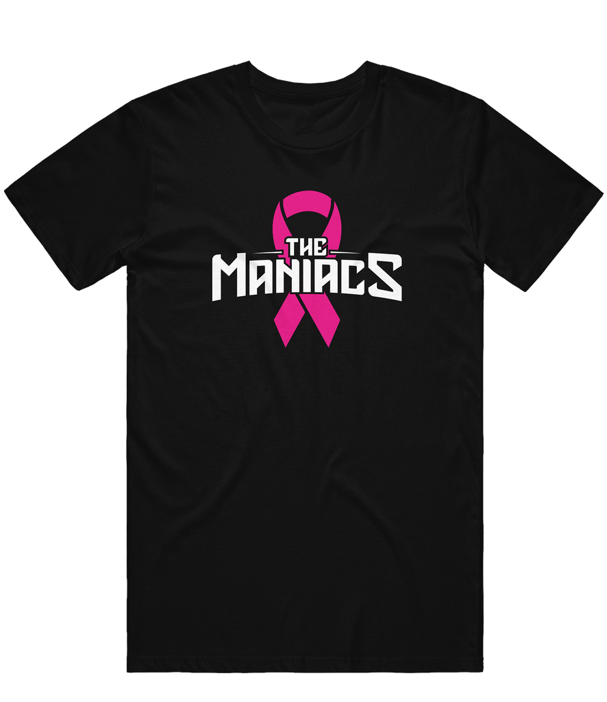 Maniacs Cancer Research Tee - Black - ARMA