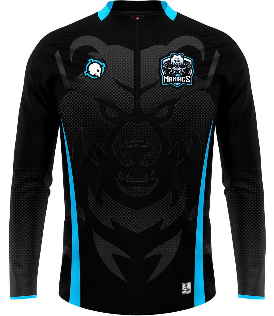 Maniacs ELITE Quarter Zip - Black - ARMA