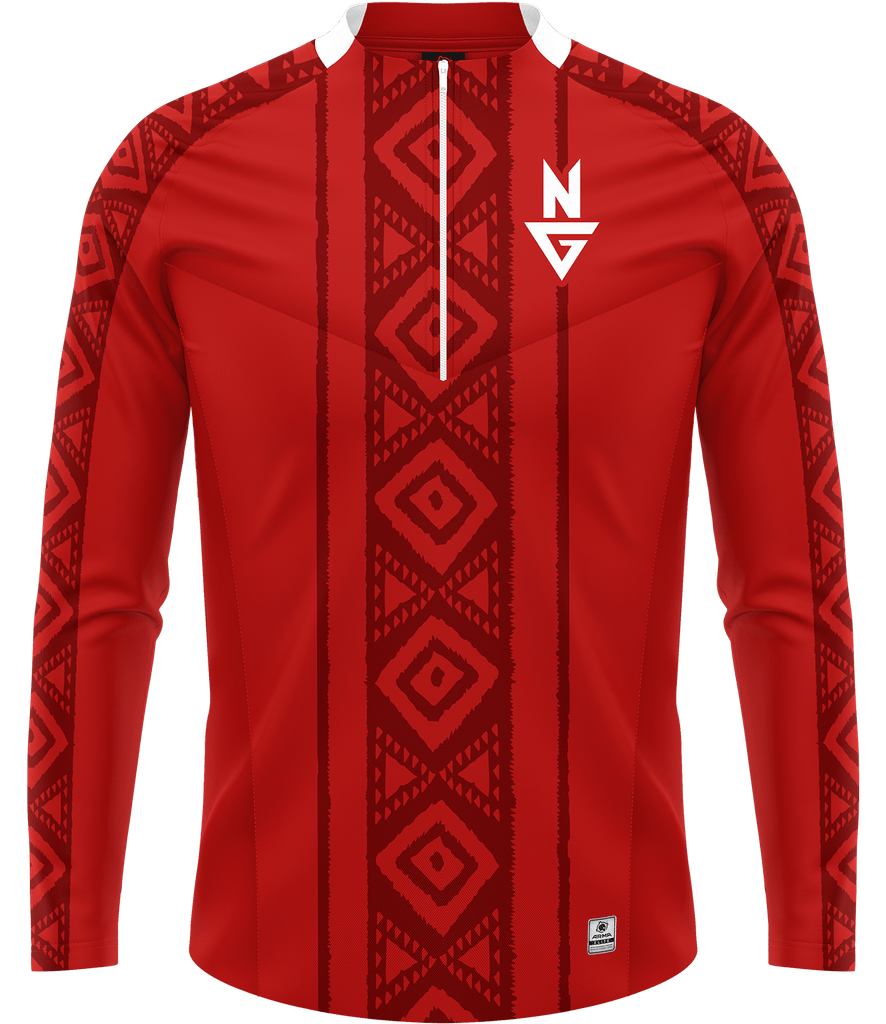 Native ELITE Quarter Zip - Red - ARMA