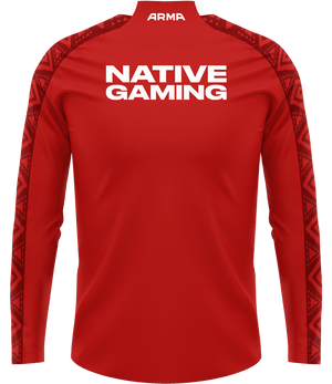 Native ELITE Quarter Zip - Red - ARMA