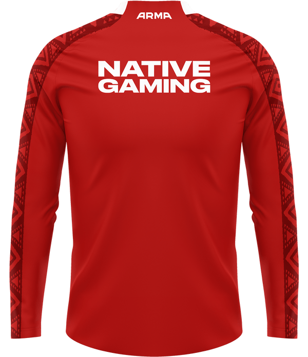 Native ELITE Quarter Zip - Red - ARMA