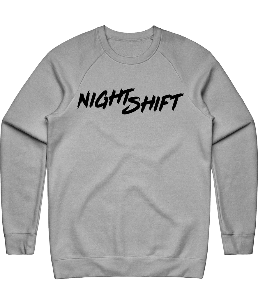 Night Shift Creators Text Crewneck - Grey - ARMA