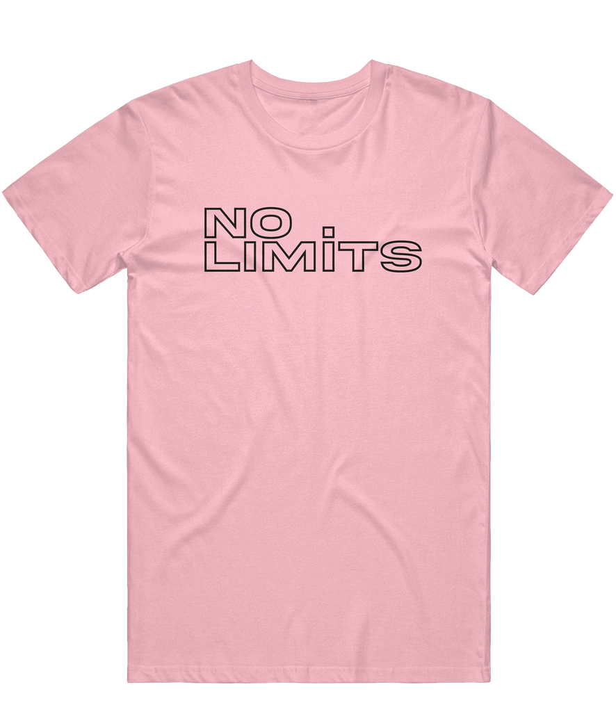 No Limits Outline Tee - Pink - ARMA