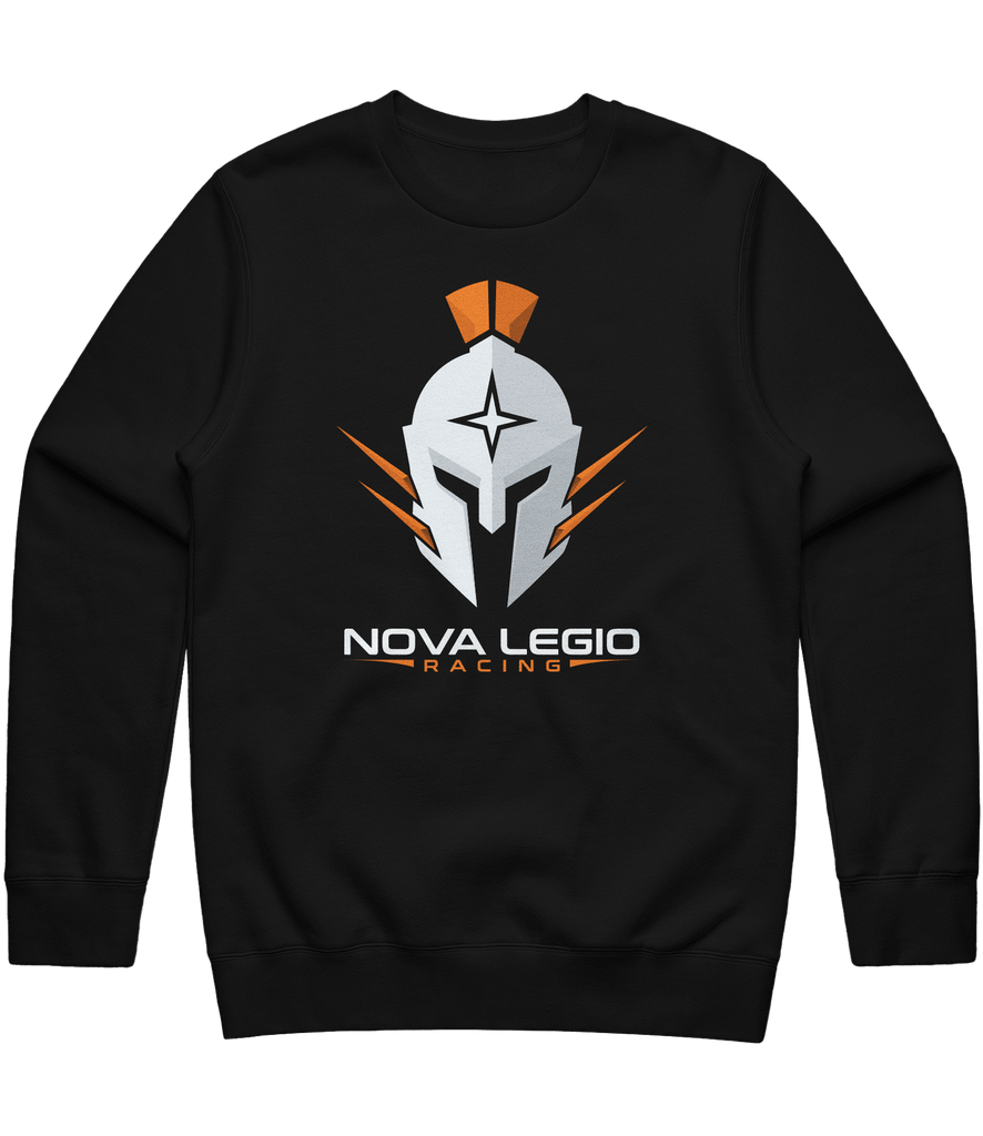 Nova Legio Racing Logo Crewneck - Black - ARMA