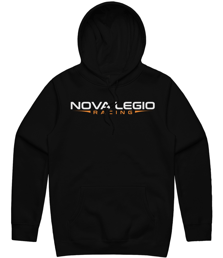 Nova Legio Racing Text Hoodie - Black - ARMA