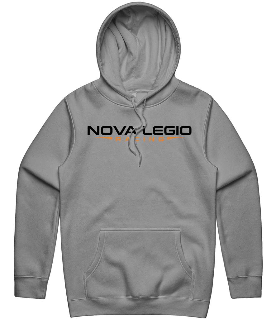 Nova Legio Racing Text Hoodie - Grey - ARMA