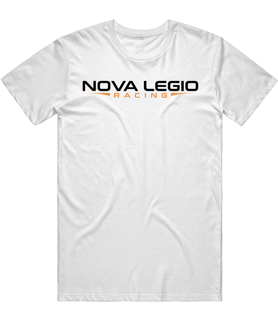 Nova Legio Racing Text Tee - White - ARMA