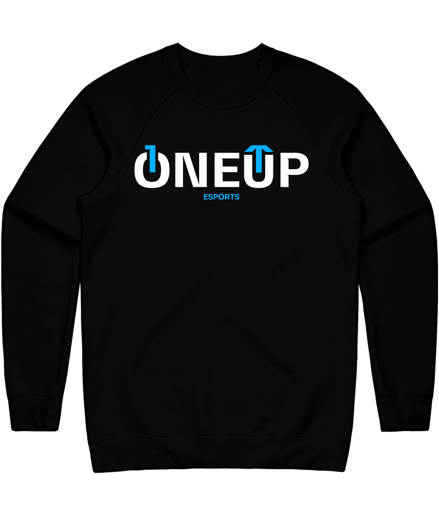 OneUp Text Crewneck - Black - ARMA