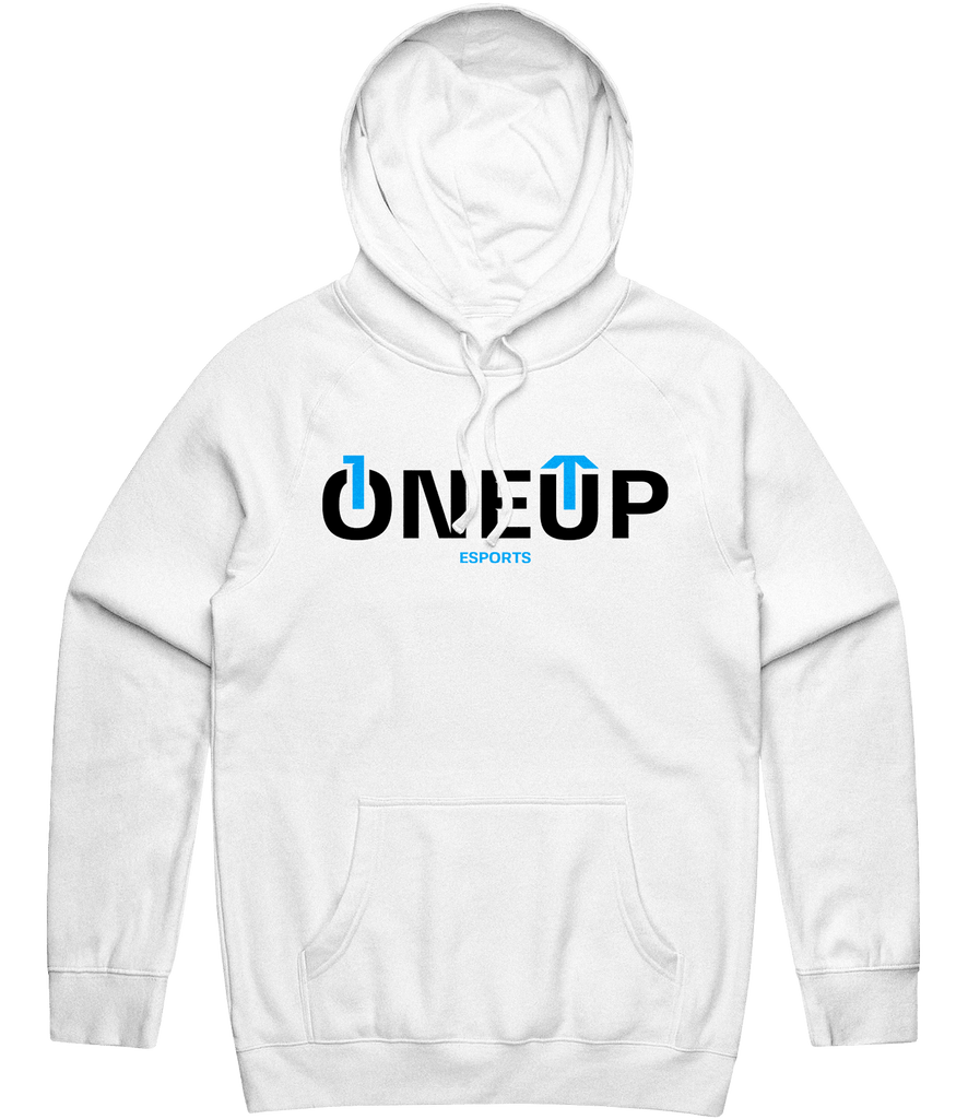 OneUp Text Hoodie - White - ARMA
