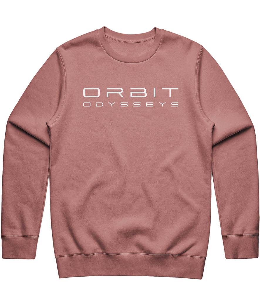 Orbit Odysseys Text Crewneck - Pink - ARMA