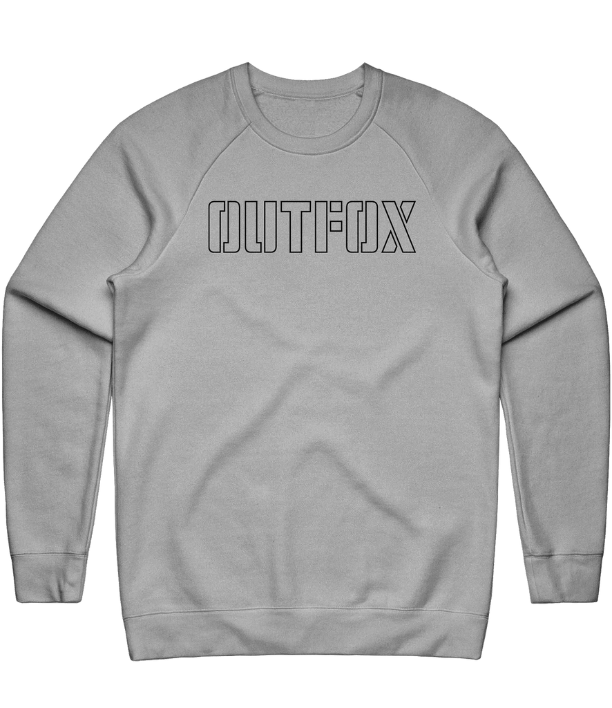Outfox Outline Crewneck - Grey - ARMA