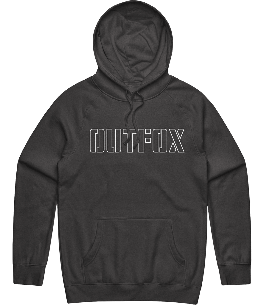 Outfox Outline Hoodie - Charcoal - ARMA