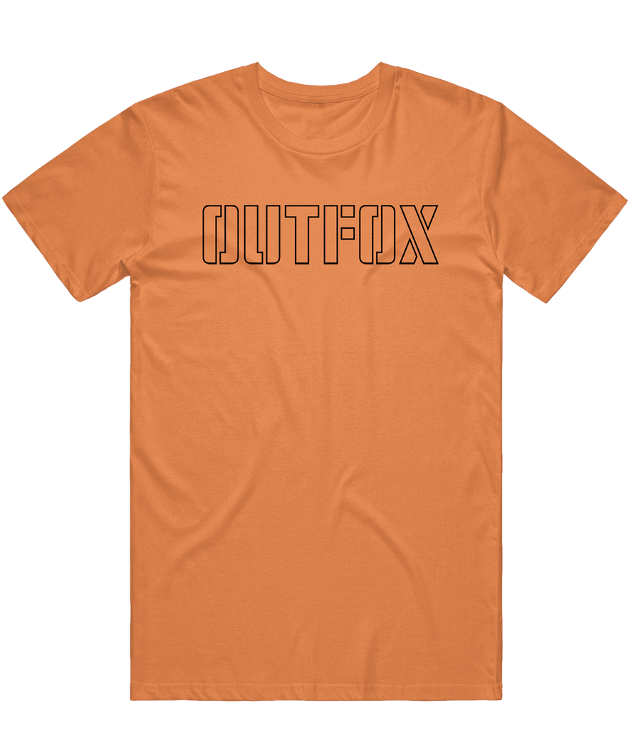 Outfox Outline Tee - Orange - ARMA