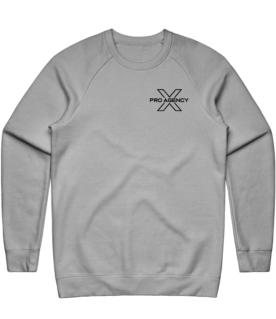 Pro X Agency Icon Crewneck - Grey - ARMA