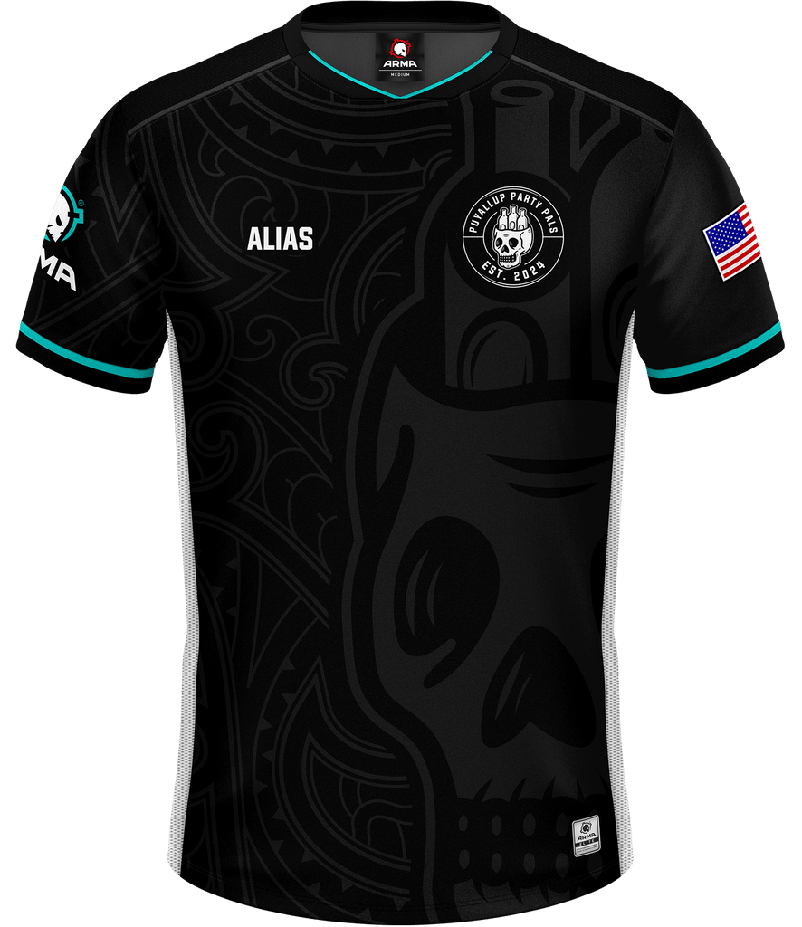 Puyallup Party Pals ELITE Jersey - Black - ARMA