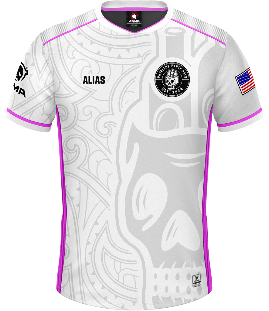 Puyallup Party Pals ELITE Jersey - White - ARMA
