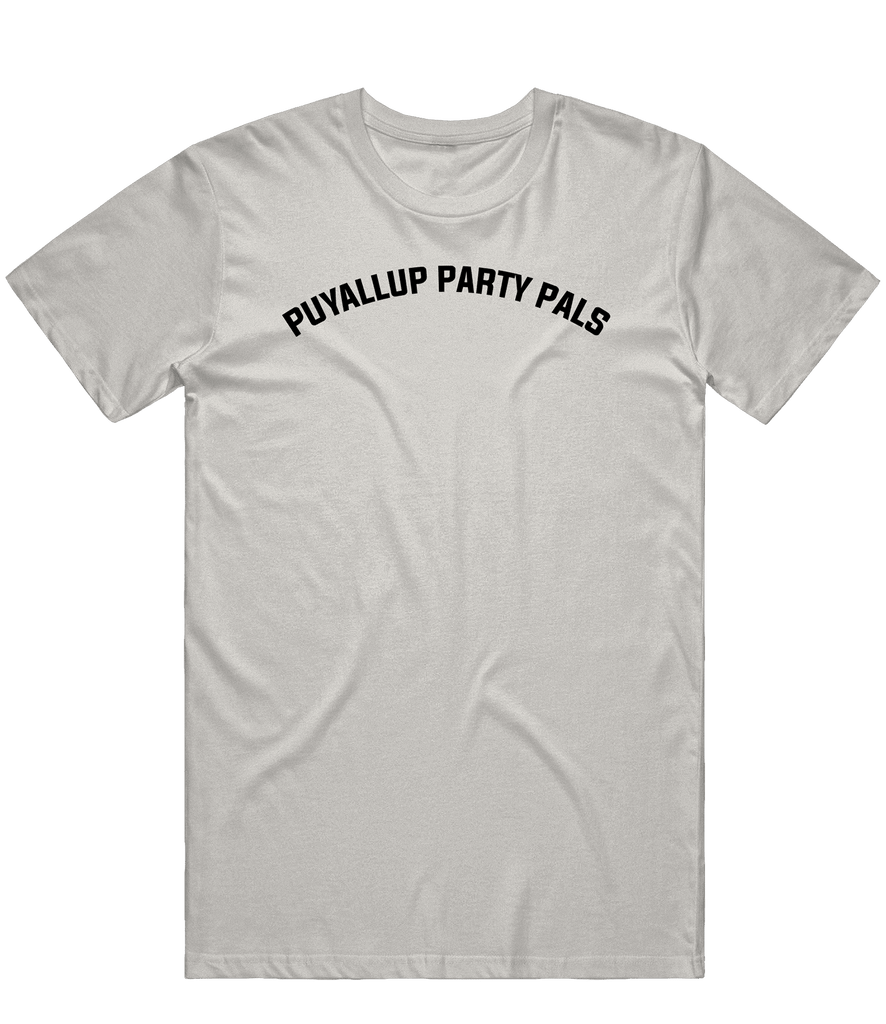 Puyallup Party Pals Text Tee - Light Grey - ARMA