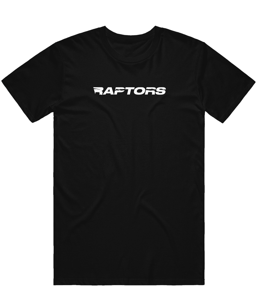 Raptors Text Tee - Black - ARMA