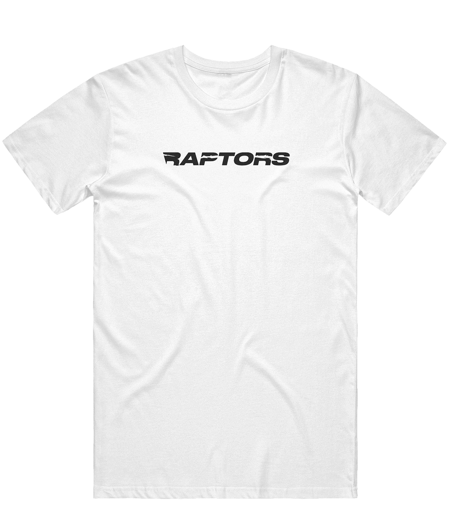 Raptors Text Tee - White - ARMA