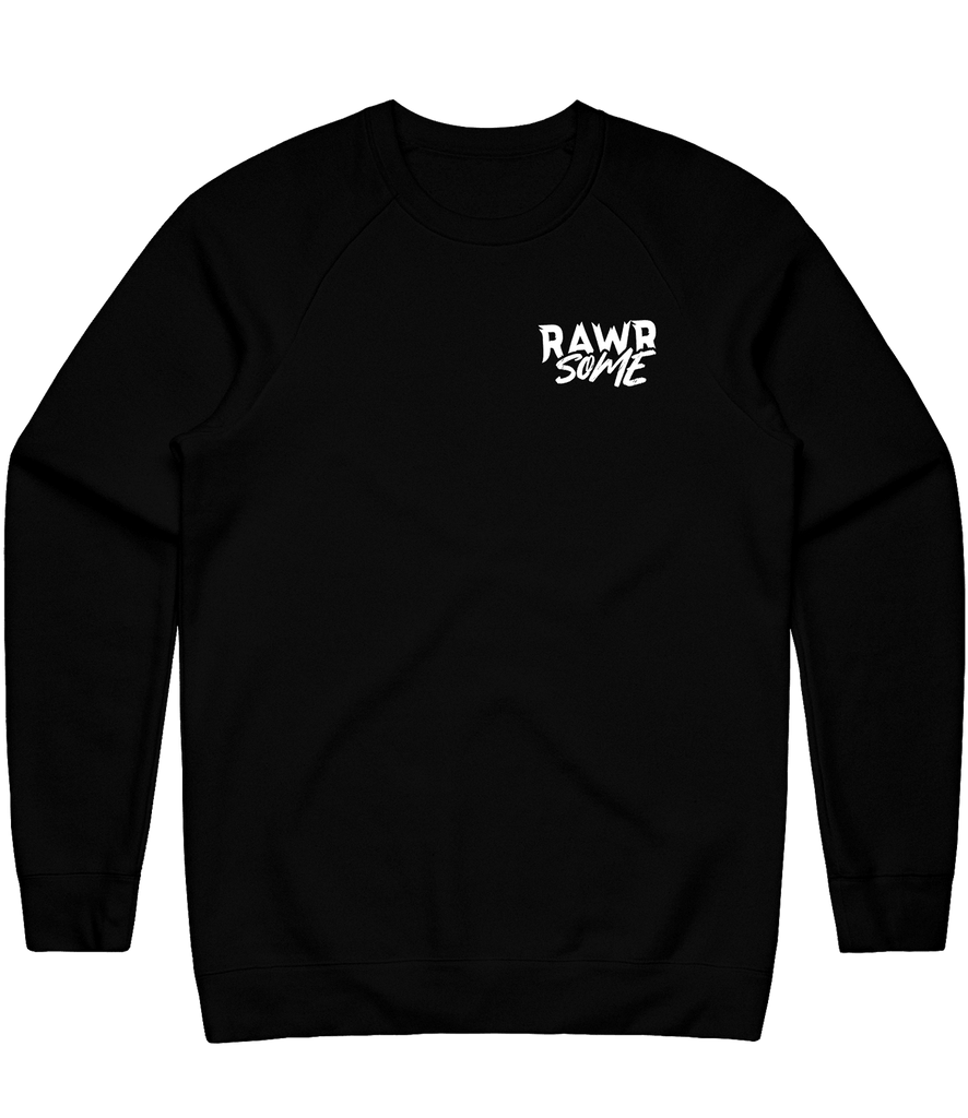 Rawr "RAWRSOME" Crewneck - Black - ARMA