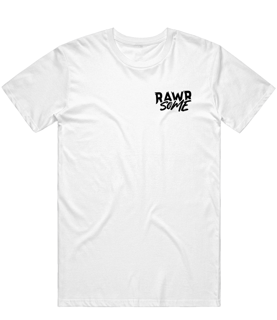 Rawr "RAWRSOME" Tee - White - ARMA