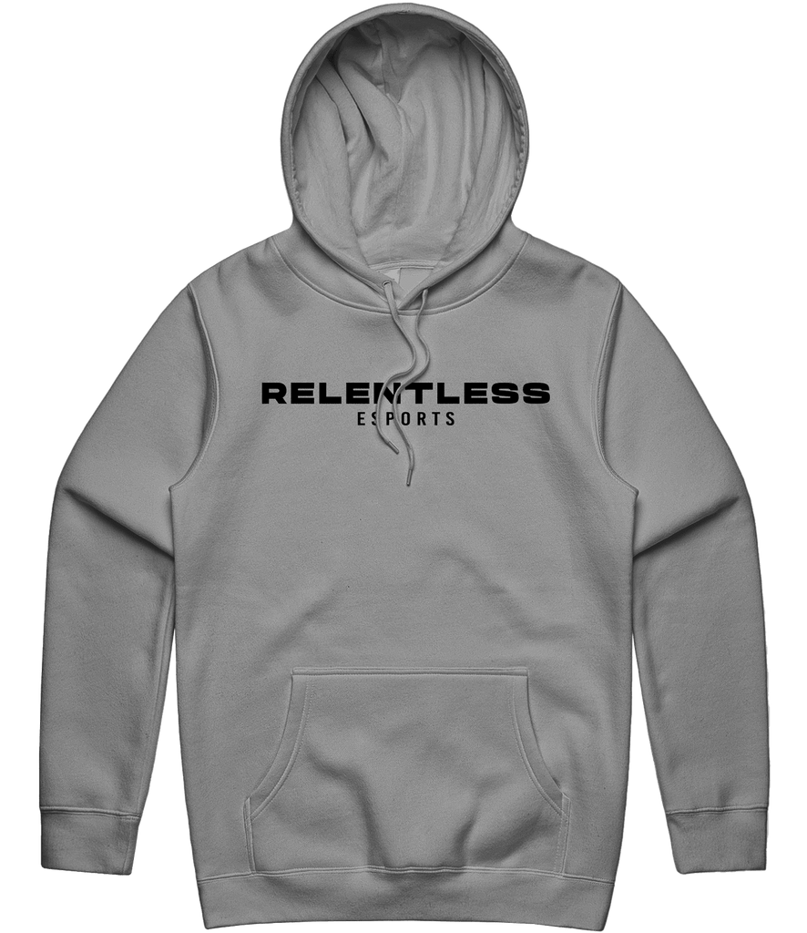 Relentless Text Hoodie - Grey - ARMA