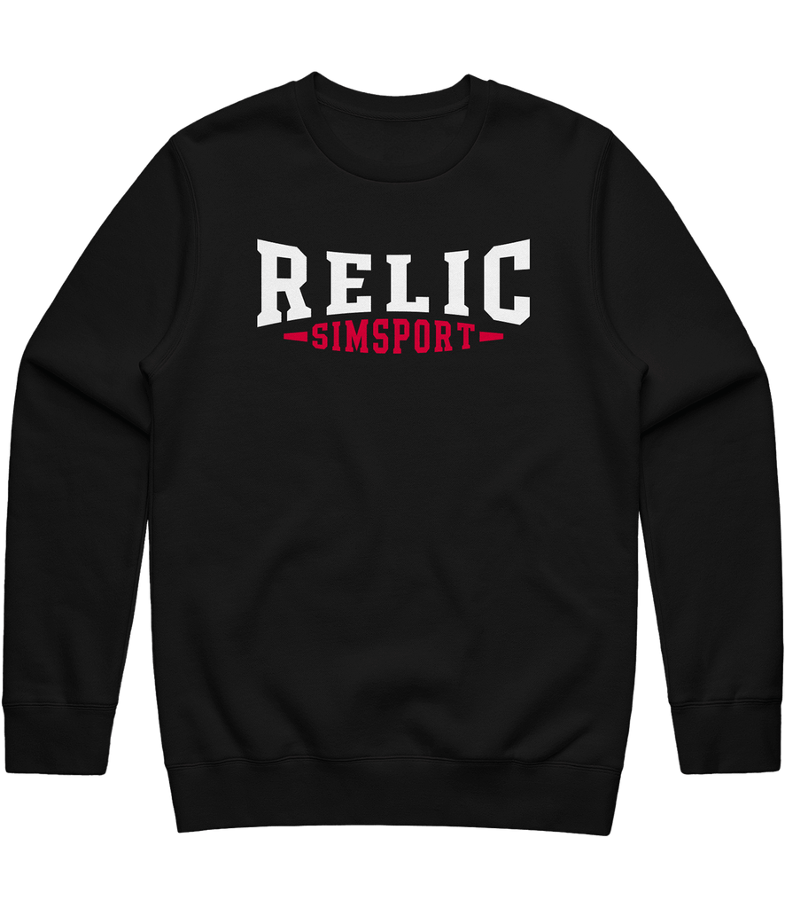 Relic Text Crewneck - Black - ARMA