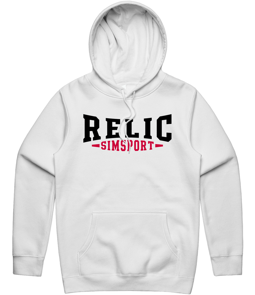 Relic Text Hoodie - White - ARMA
