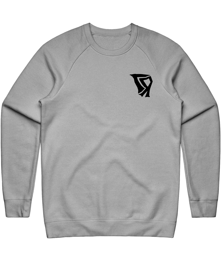 Reverse 7 Icon Crewneck - Grey - ARMA