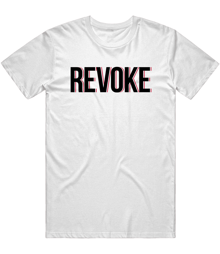 Revoke Text Tee - White - ARMA