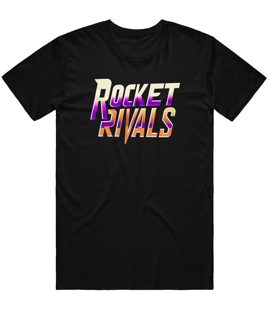 Rocket Rivals Text Tee - Black - ARMA