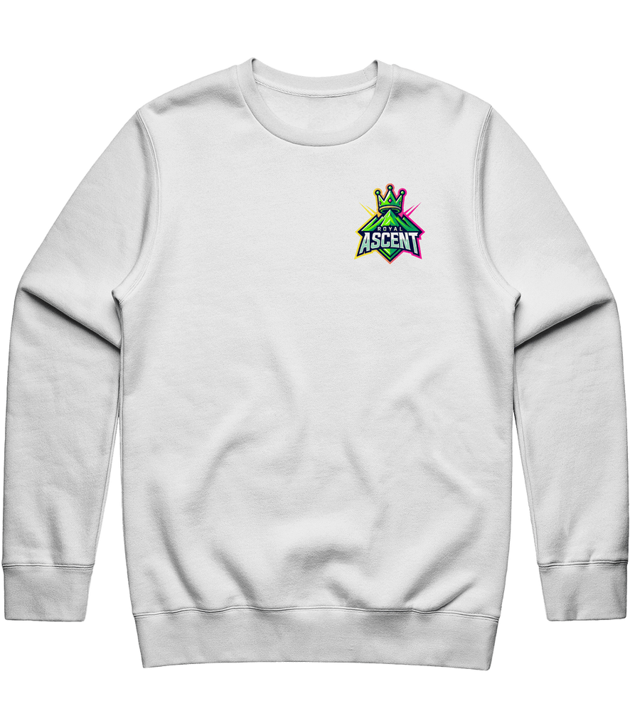 Royal Ascent Icon Crewneck - White - ARMA