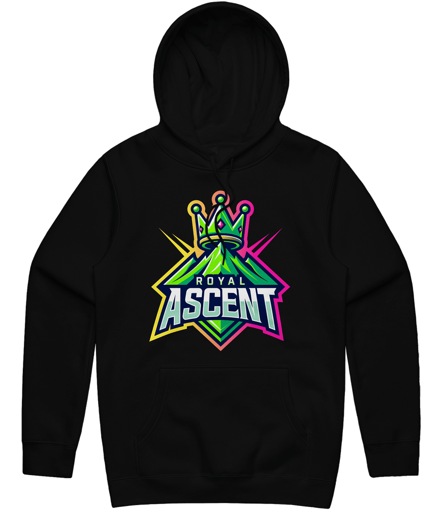 Royal Ascent Logo Hoodie - Black - ARMA