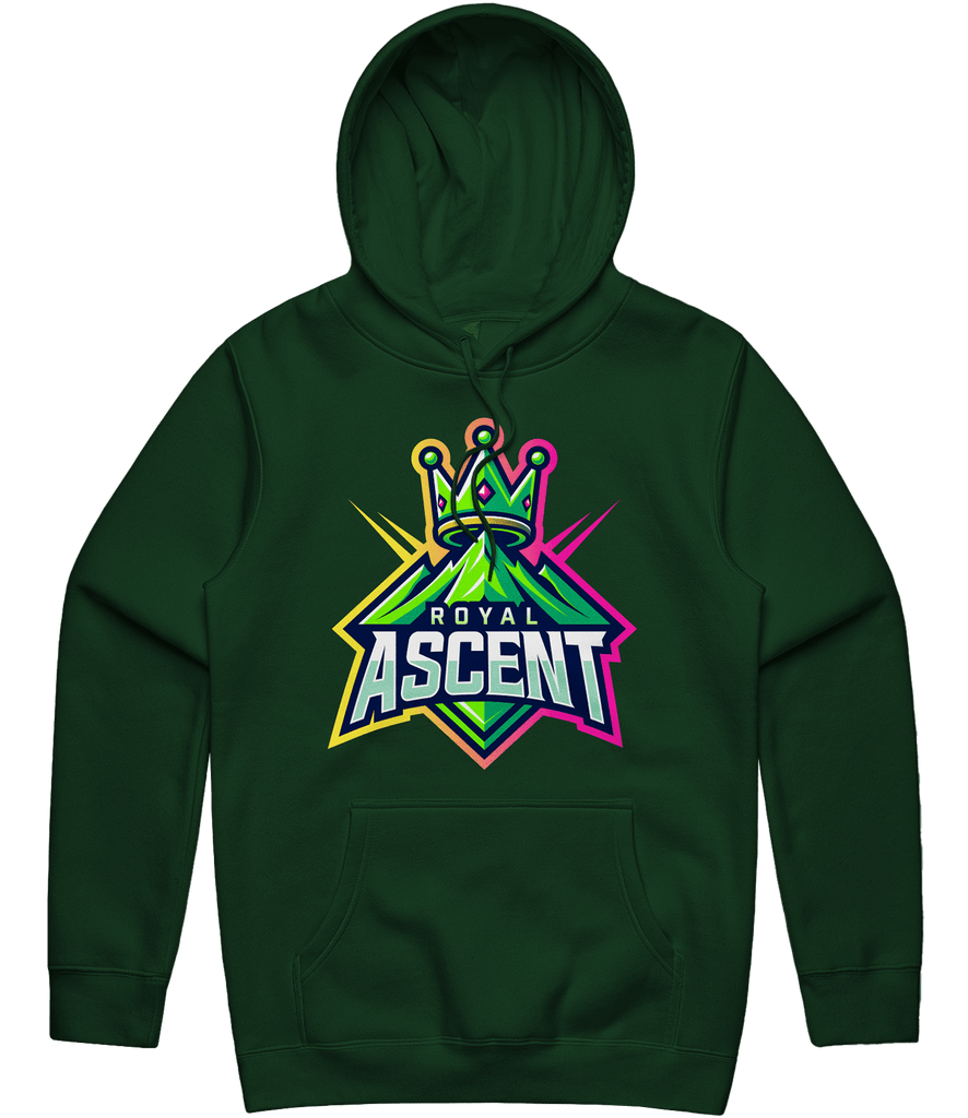Royal Ascent Logo Hoodie - Green - ARMA