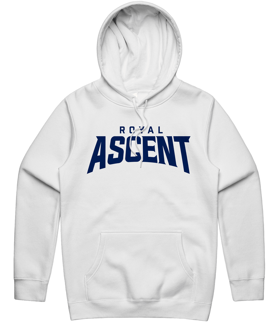 Royal Ascent Text Hoodie - White - ARMA