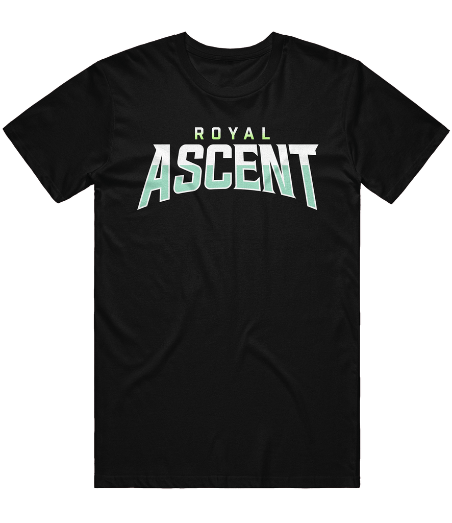 Royal Ascent Text Tee - Black - ARMA