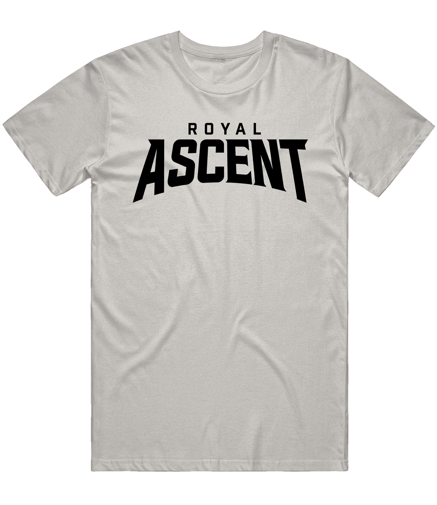 Royal Ascent Text Tee - Light Grey - ARMA