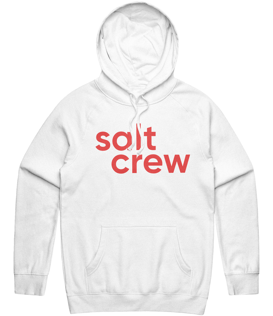 Saltcrew Text Hoodie - White - ARMA