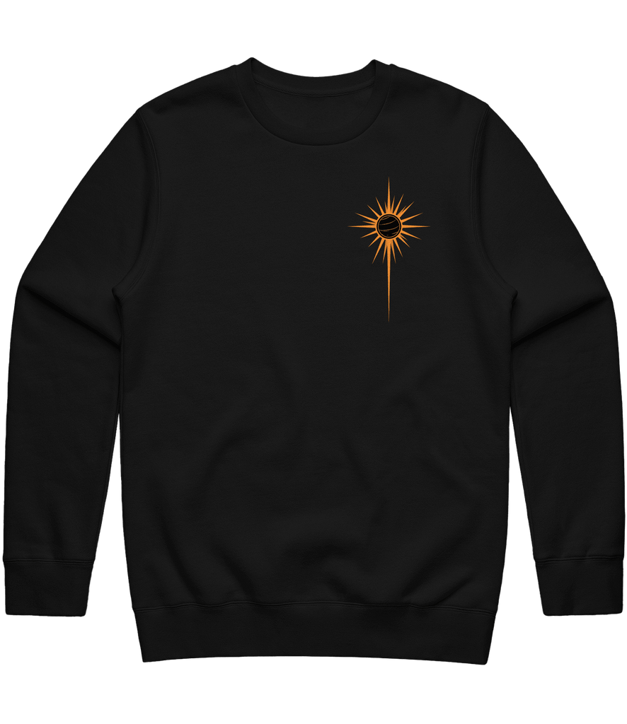Shadowed Sun Icon Crewneck - Black - ARMA
