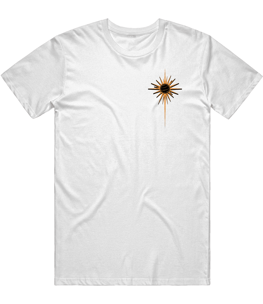 Shadowed Sun Icon Tee - White - ARMA