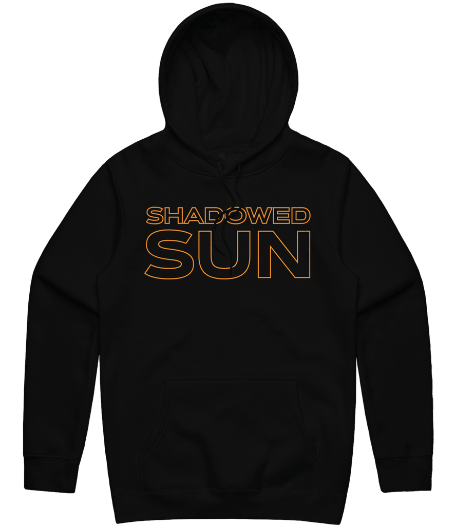 Shadowed Sun Text Hoodie - Black - ARMA