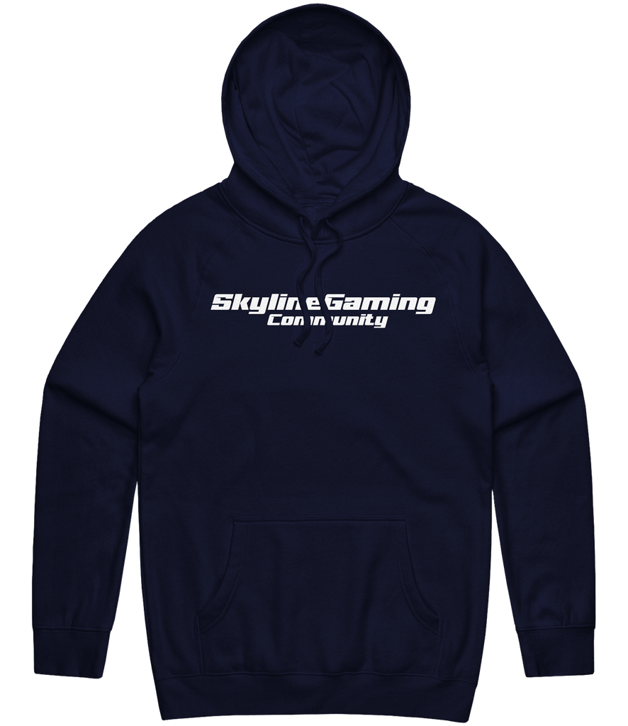 Skyline Gaming Community Text Hoodie - Navy - ARMA