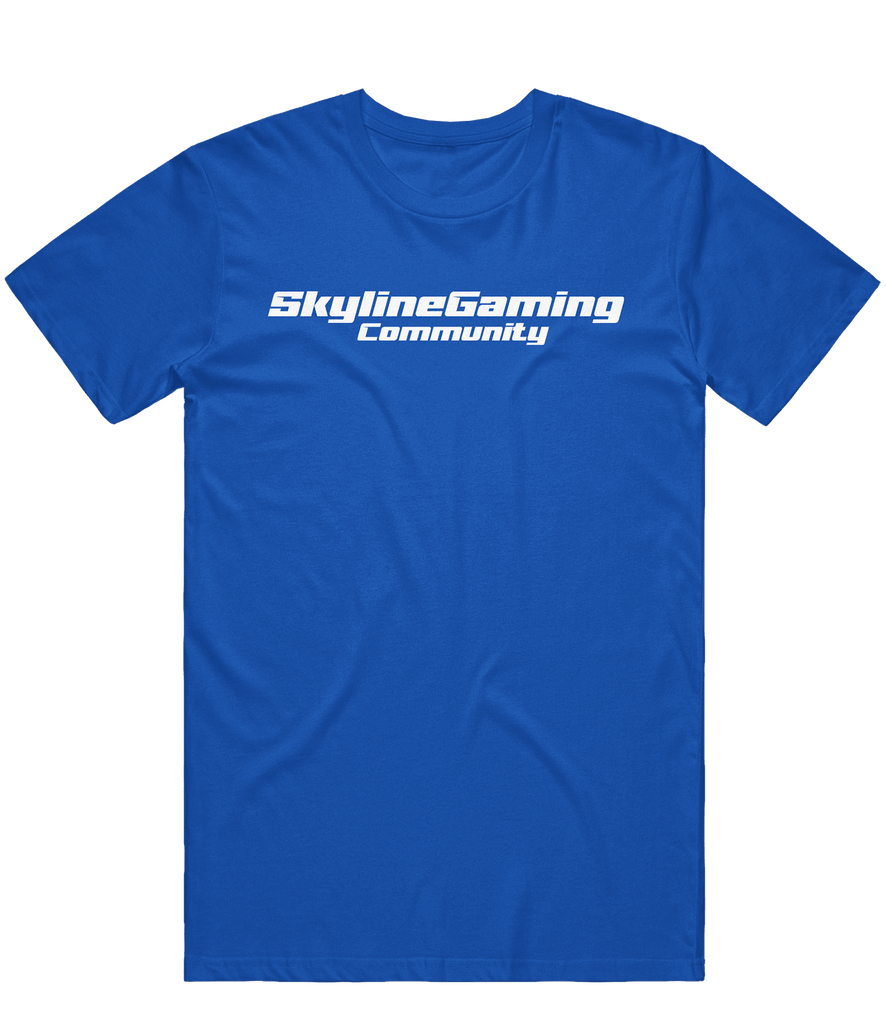 Skyline Gaming Community Text Tee - Blue - ARMA
