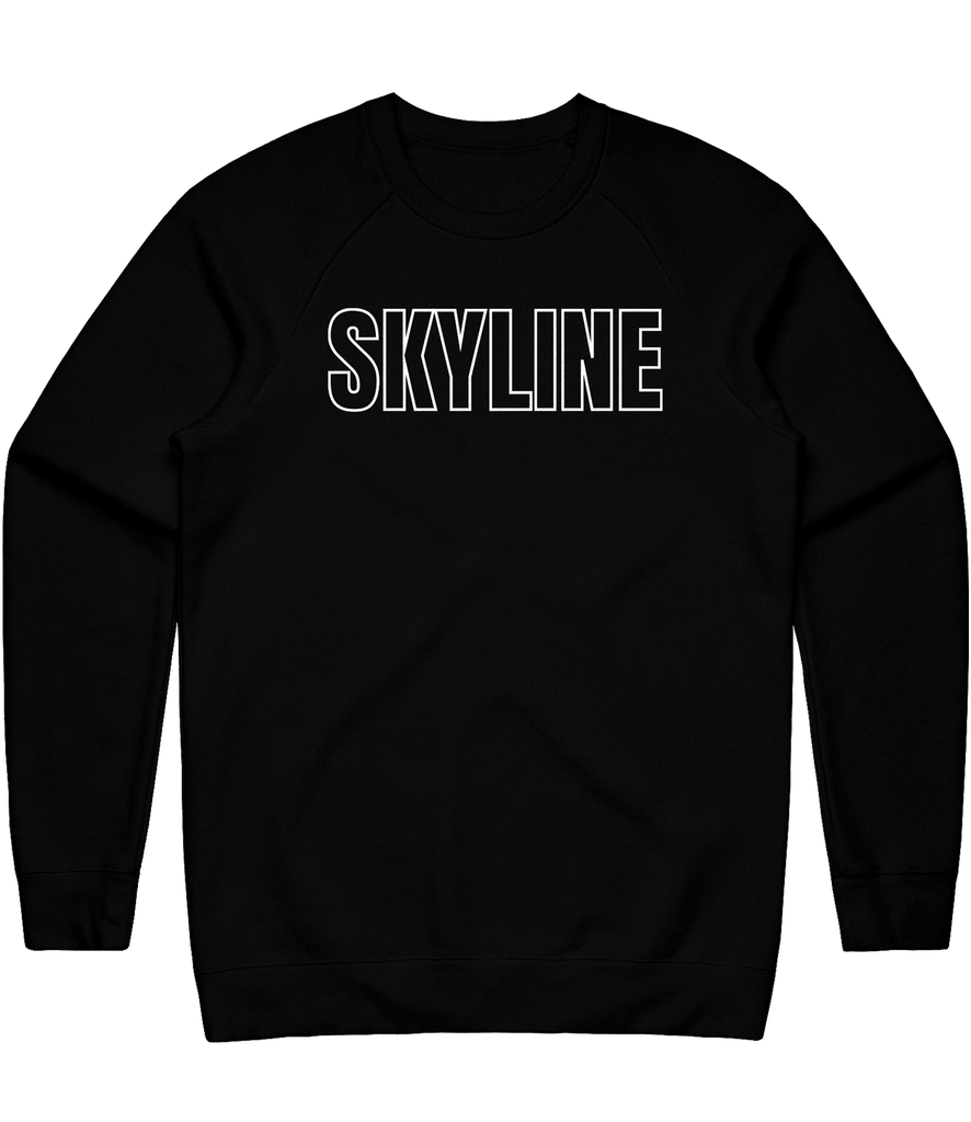 SkylineGG Text Crewneck - Black - ARMA